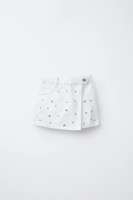 EYELET SKORT SHORTS