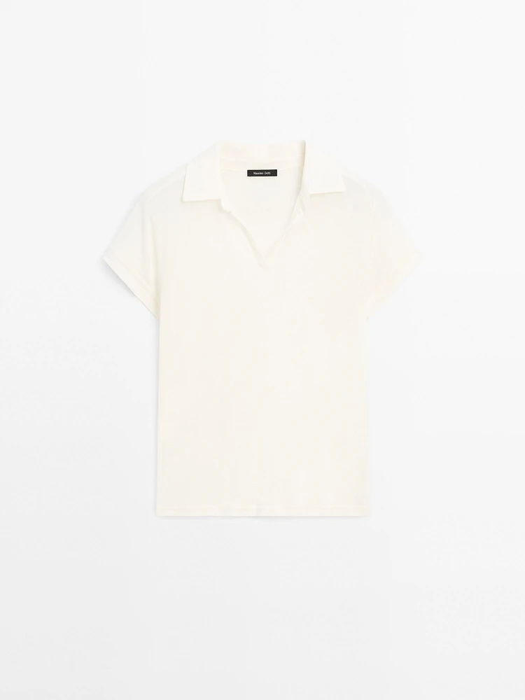 100% cotton short sleeve polo shirt