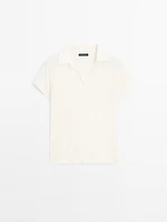 100% cotton short sleeve polo shirt