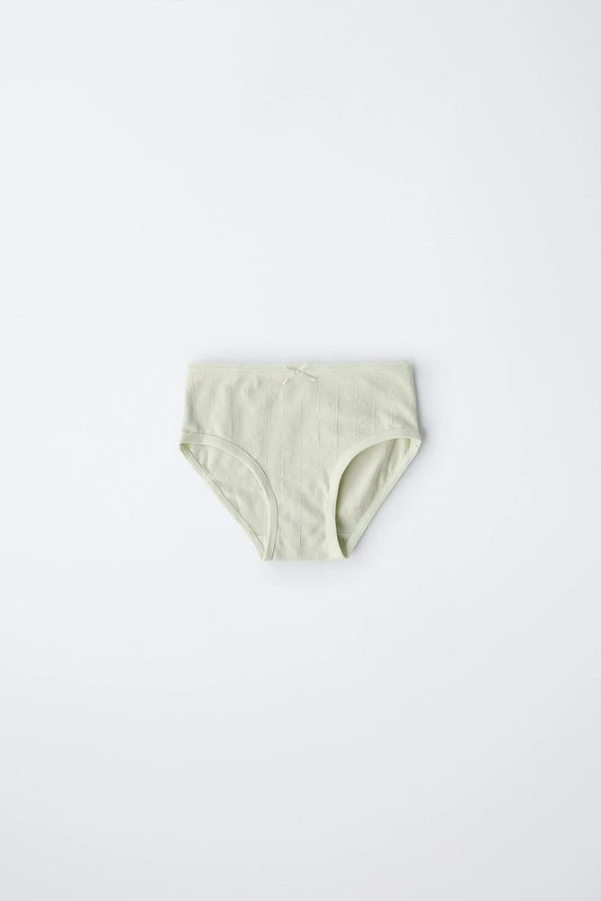 AGES 2-6/ SIX-PACK OF FLORAL PRINT UNDERWEAR