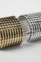 2-PACK OF TEXTURED BRACELETS KATE MOSS X ZARA