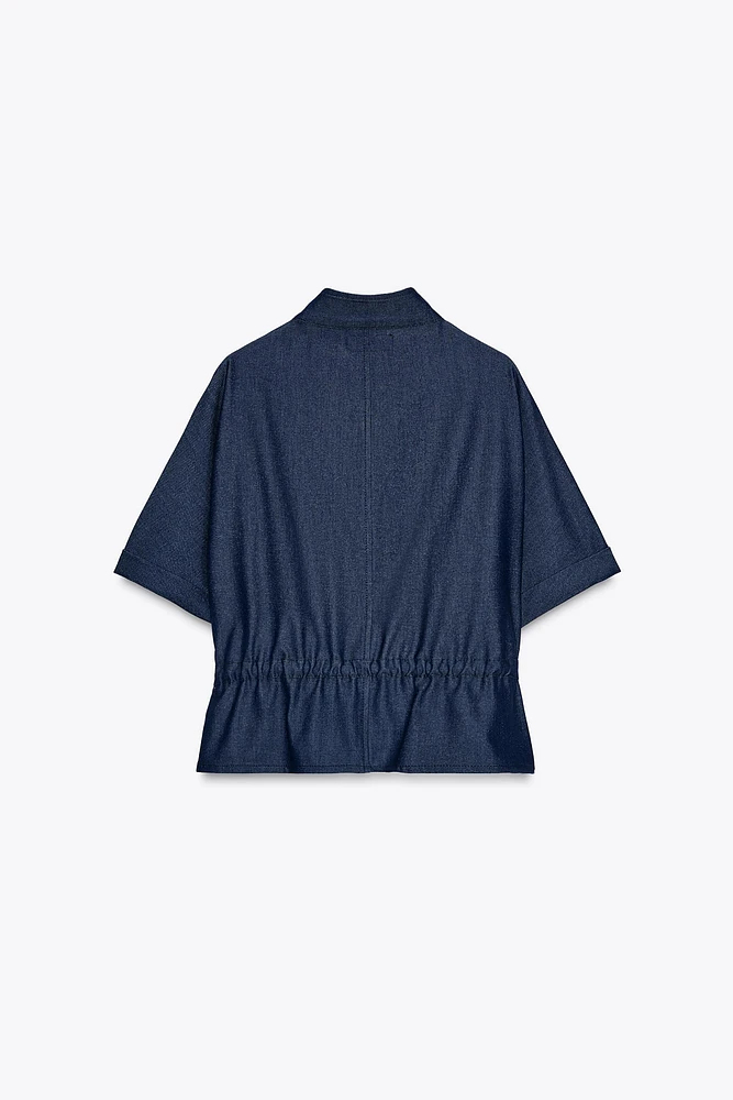 CHEMISE SAFARI LACET