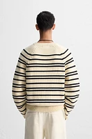 LIMITED EDITION TEXTURED STRIPE SWEATER