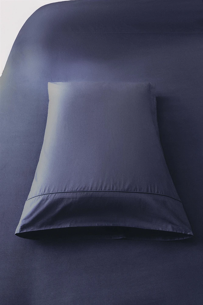 TAIE D’OREILLER PERCALE DE COTON (300 FILS)