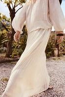 FLOWY SKIRT WITH BELT