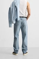 PAINT SPLATTER STRAIGHT FIT JEANS