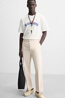 PANTALON REGULAR FIT À CHEVRONS