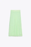 PLEATED MIDI SKIRT