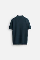 POLO EN MAILLE STRUCTURÉE