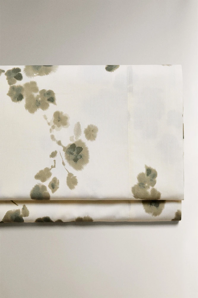 DRAP PLAT IMPRIMÉ ESTOMPÉ