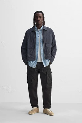 PANTALON STYLE MILITAIRE COUPE DÉCONTRACTÉE