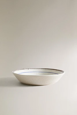 STONEWARE FISH SOUP PLATE