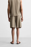 RELAXED FIT KNIT SHORTS