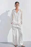 PANTALON DE PYJAMA BRODÉ ZW COLLECTION