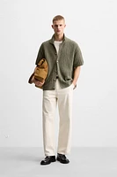 CHEMISE EN MAILLE STRUCTURÉE