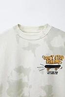 T-SHIRT TIE DYE IMPRIMÉ SKATER