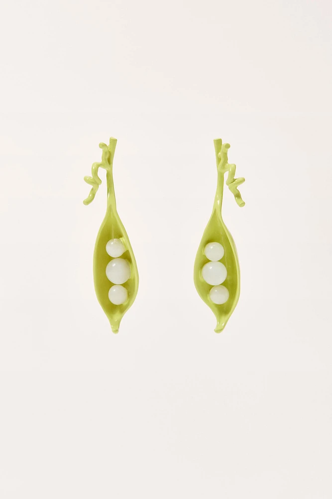 BOUCLES D'OREILLES PETITS POIS ÉDITION LIMITÉE