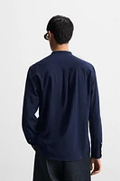 WRINKLED LOOK SHIRT