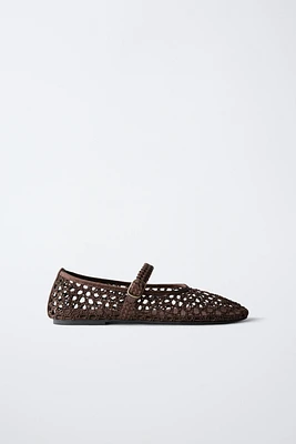 OPENWORK BALLET FLATS