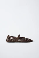 OPENWORK BALLET FLATS