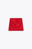 PLEATED MINI SKIRT