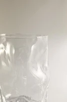 WAVY GLASS TUMBLER