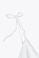 ADJUSTABLE TIE STRAP TOP
