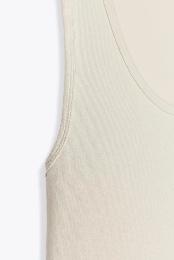 COTTON MODAL TANK TOP