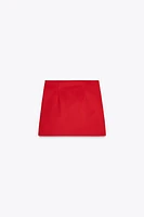 PLEATED MINI SKIRT