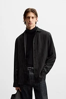 SATIN EFFECT JACQUARD SHIRT