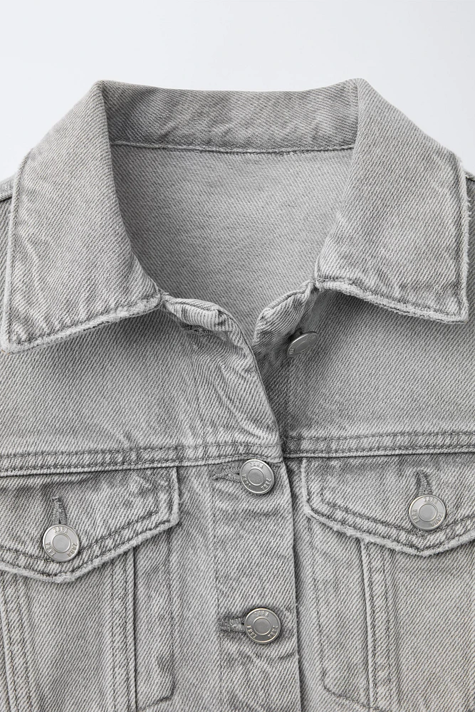 CROPPED DENIM JACKET