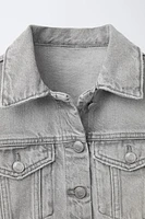 CROPPED DENIM JACKET
