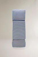 STRIPED FOLDING LOUNGE CHAIR