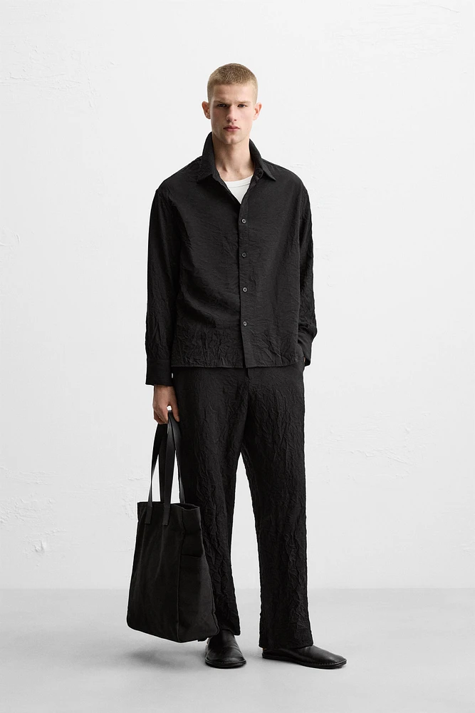WRINKLE LOOK PANTS