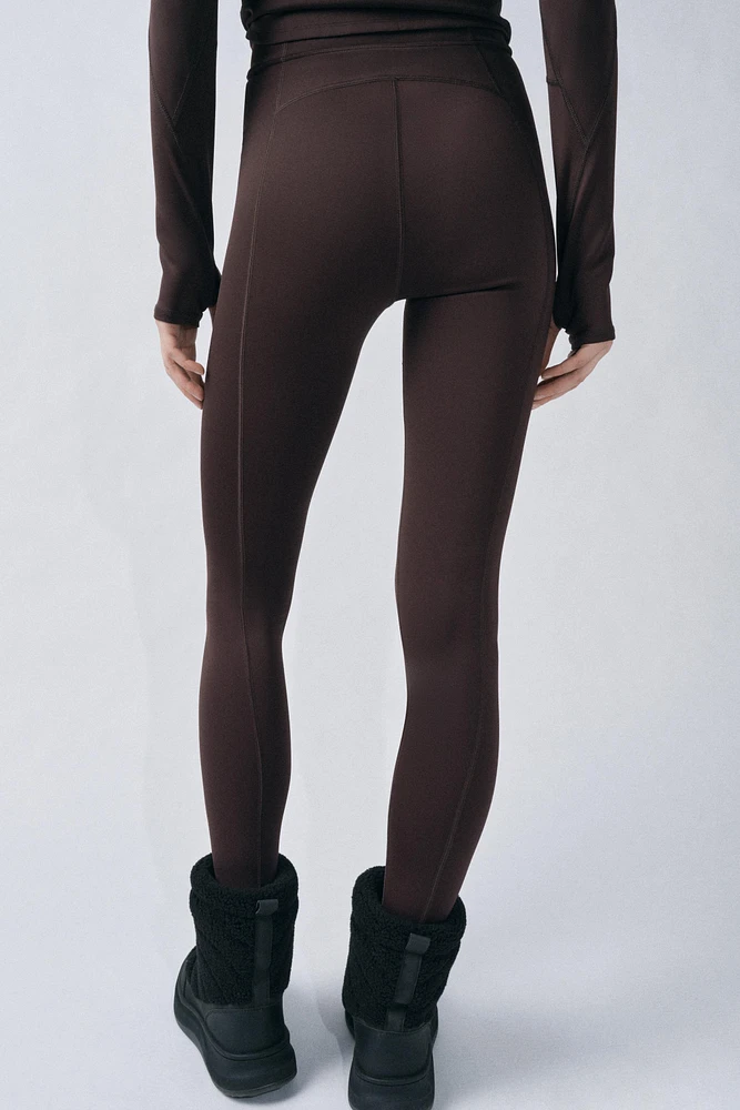 HEAT-SEALED ZIPPER LEGGINGS ZW COLLECTION