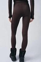 HEAT-SEALED ZIPPER LEGGINGS ZW COLLECTION