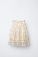 LACE MIDI SKIRT