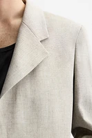 VESTE DE COSTUME STRUCTURÉE AVEC LIN