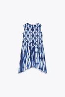PRINTED ELASTIC DRESS X FANGLU LIN
