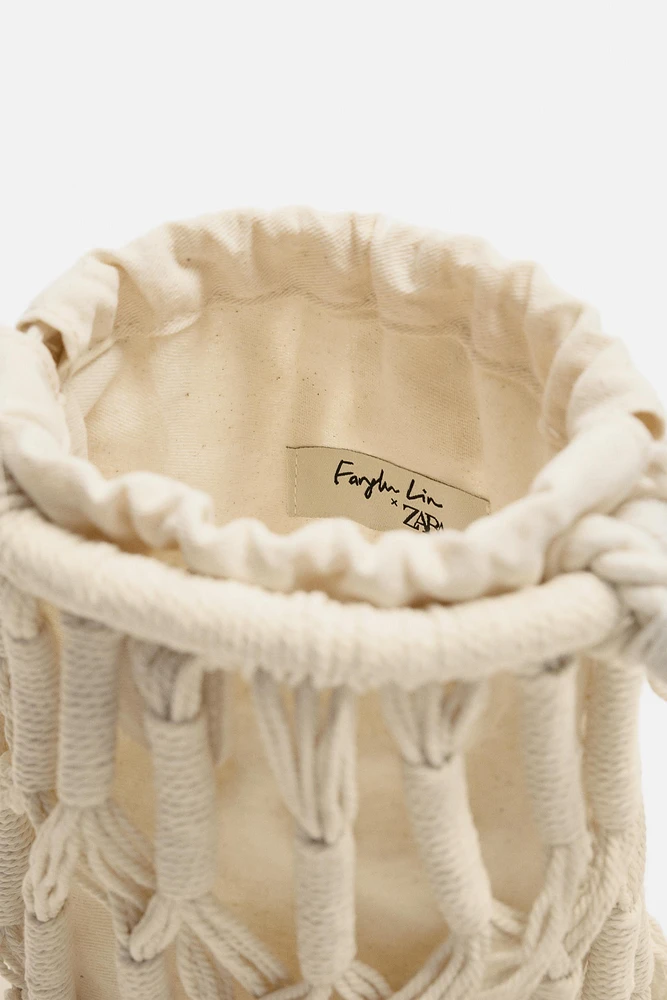 MACRAMÉ CROSSBODY BAG X FANGLU LIN