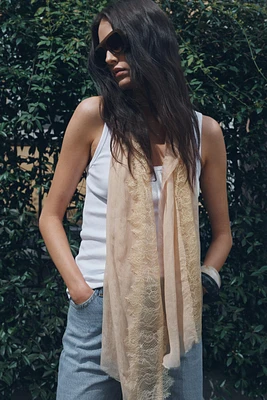 VISCOSE LACE SCARF