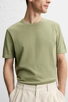 REGULAR FIT KNIT T-SHIRT