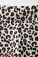 ANIMAL PRINT BIKER LEGGINGS