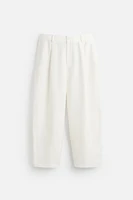 PANTALON COUPE DÉCONTRACTÉE À PLIS