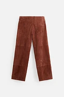 LIMITED EDITION SUEDE LEATHER PANTS