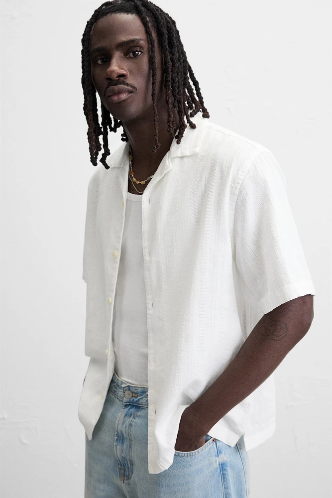 JACQUARD STRIPED SHIRT