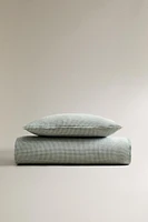 CHILDREN’S GINGHAM DUVET COVER