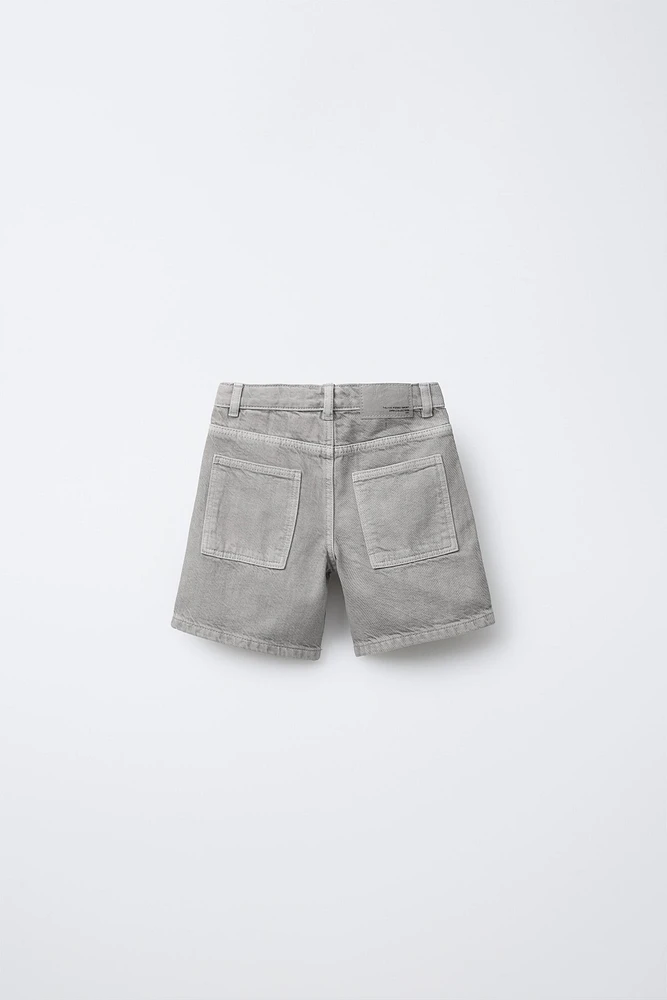 SERGED SKATER SHORTS