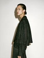 Veste courte en cuir et daim - Limited Edition