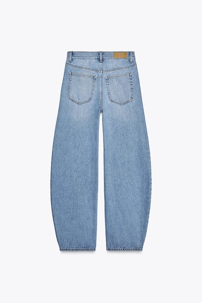 JEAN TRF CURVE TAPERED TAILLE HAUTE